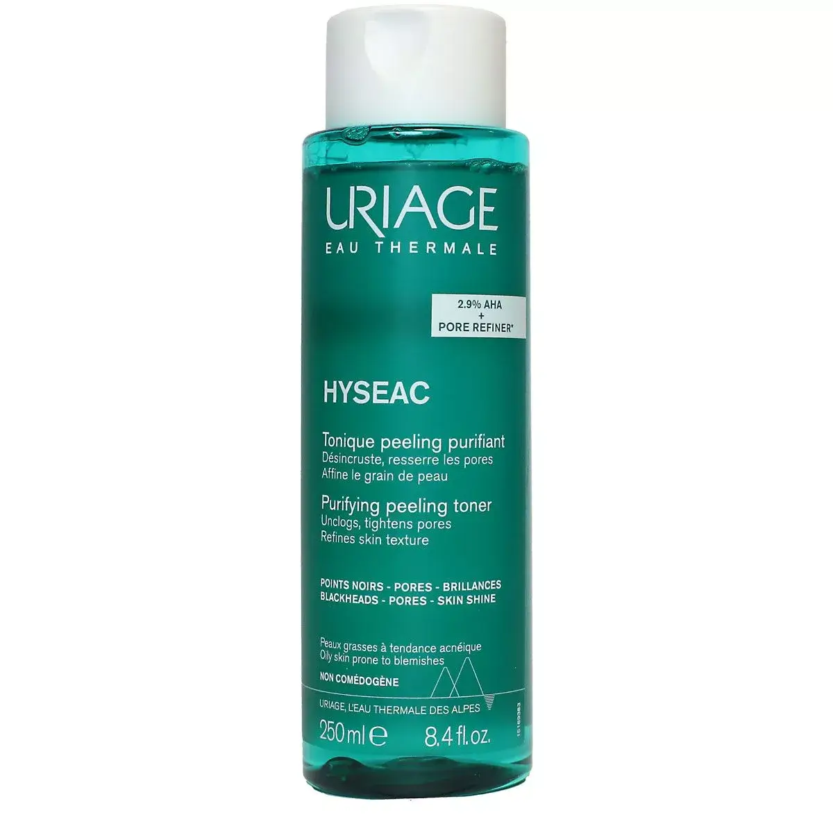 3661434010125-uriage-hyseac-tonique-peeling-purifiant-peau-grasse-a-tendance-acneique-250ml-2x URIAGE HYSEAC TONIQUE PURIFIANT 250ML – Image 1