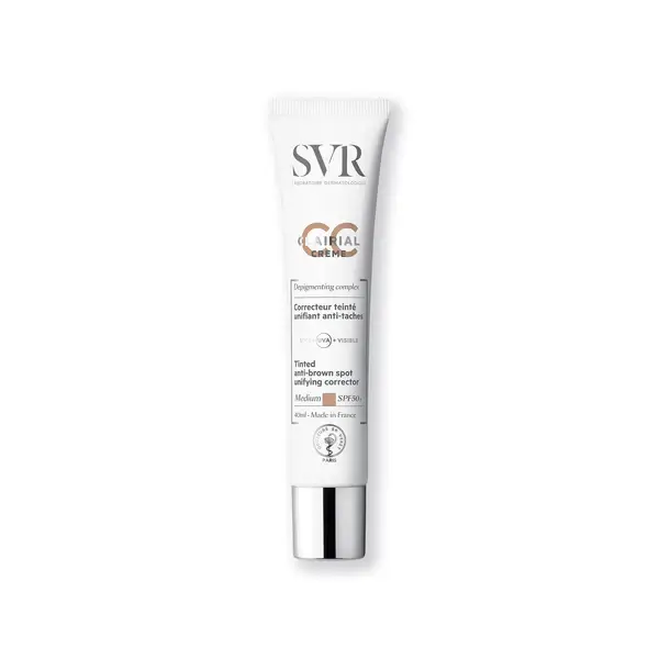 clairial_CC-Medium_2000x2000_cd1a2fa2-f5a1-44fc-b79c-59e665f73ad7_600x600_crop_center SVR CLAIRIAL CC CREME MEDIUM SPF50+ 40ML – Image 1