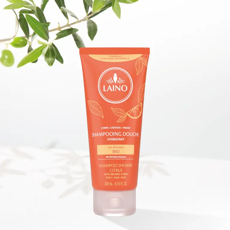 LAINO SHAMPOOING DOUCHE HYDRATANT AU AGRUMES BIO 200ML