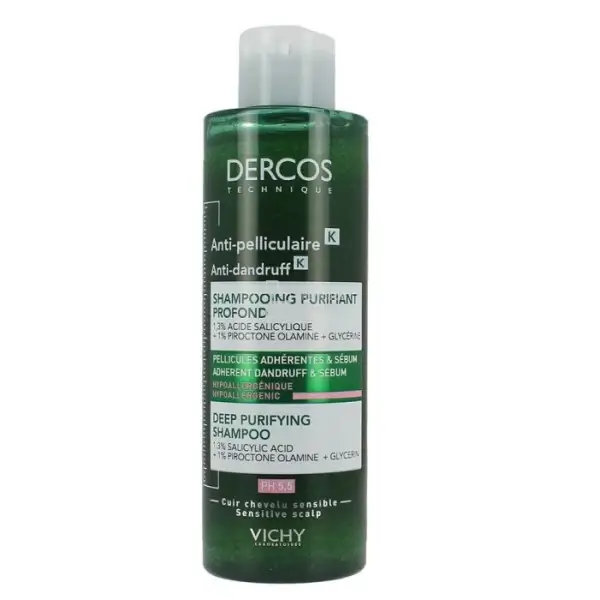 VICHY DERCOS ANTI-PELLICULAIRE SHAMPOOING PURIFIANT PROFOND 250ML