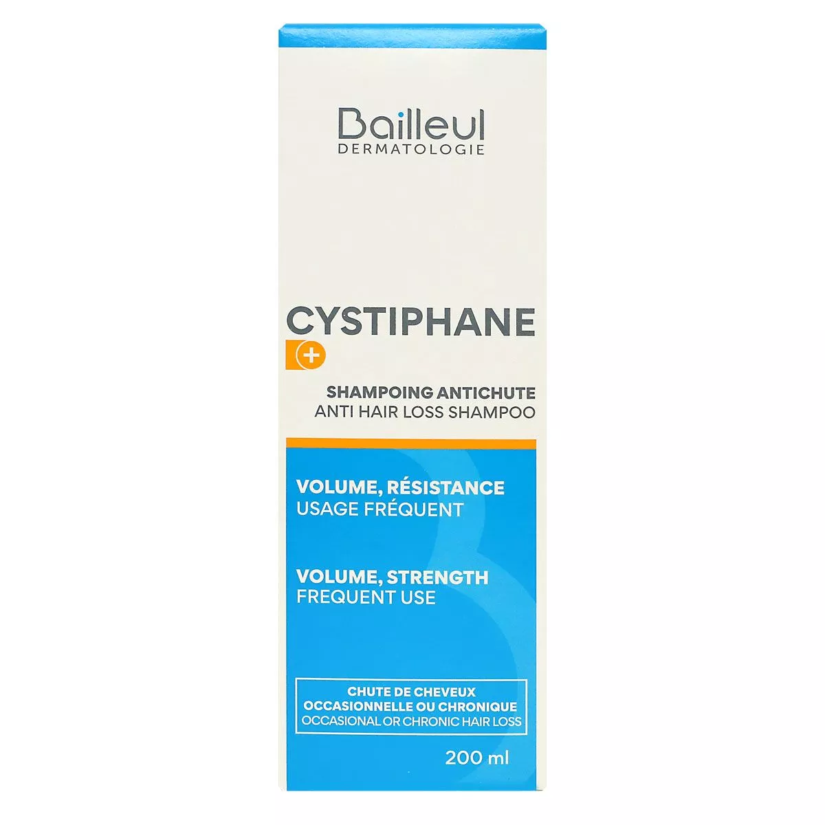 3660398504923-cystiphane-biorga-shampooing-anti-chute-200ml CYSTIPHANE SHAMPOOING ANTI-CHUTE 200ML – Image 1