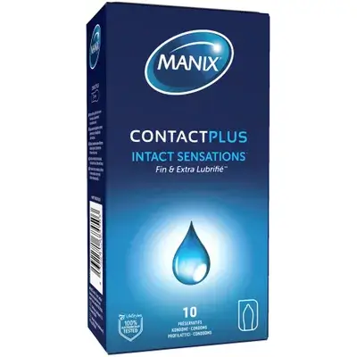 BE04738407-p1 MANIX CONTACT PLUS SENSATIONS INTACTES 10 PRESERVATIFS – Image 1