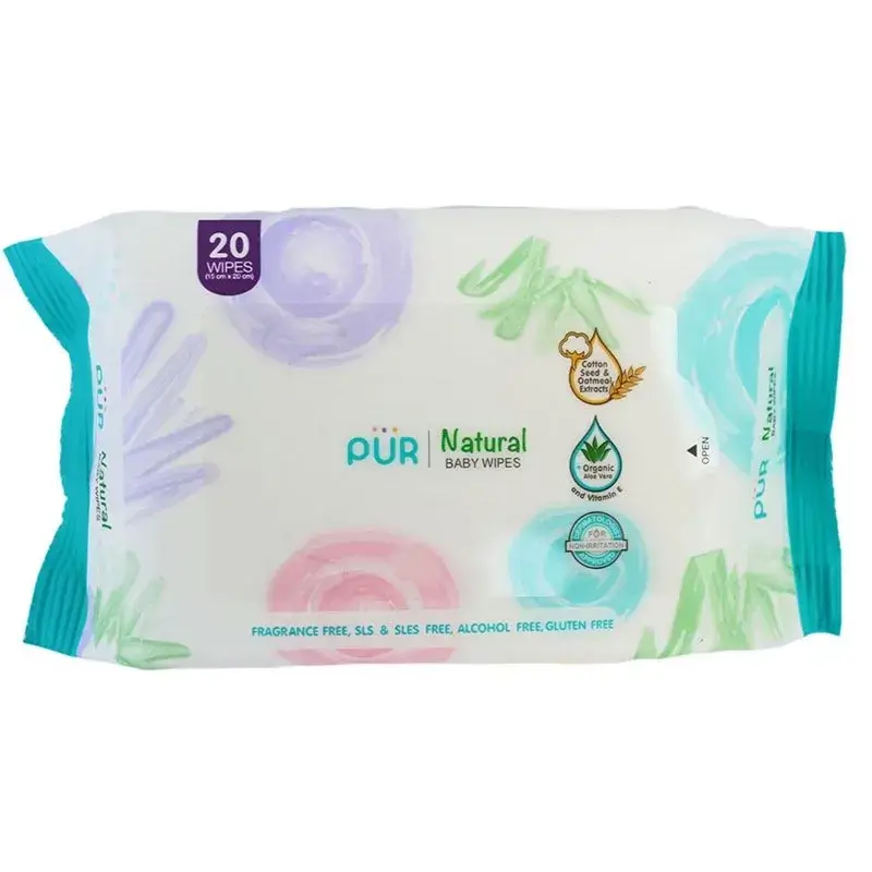 PUR LINGETTES 20WIPES