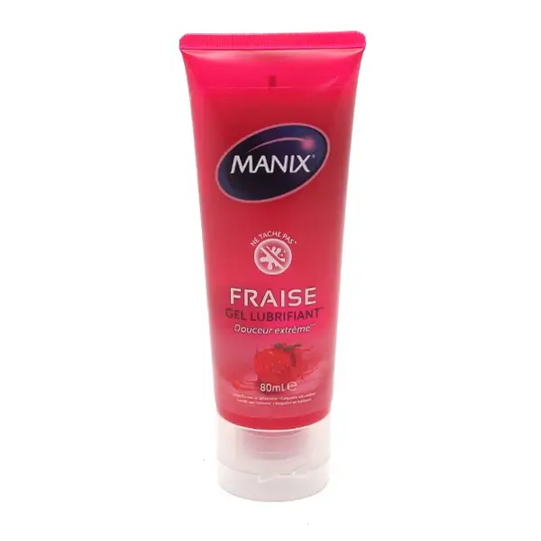Manix Fraise Gel Lubrifiant Douceur Extrême – 80ml