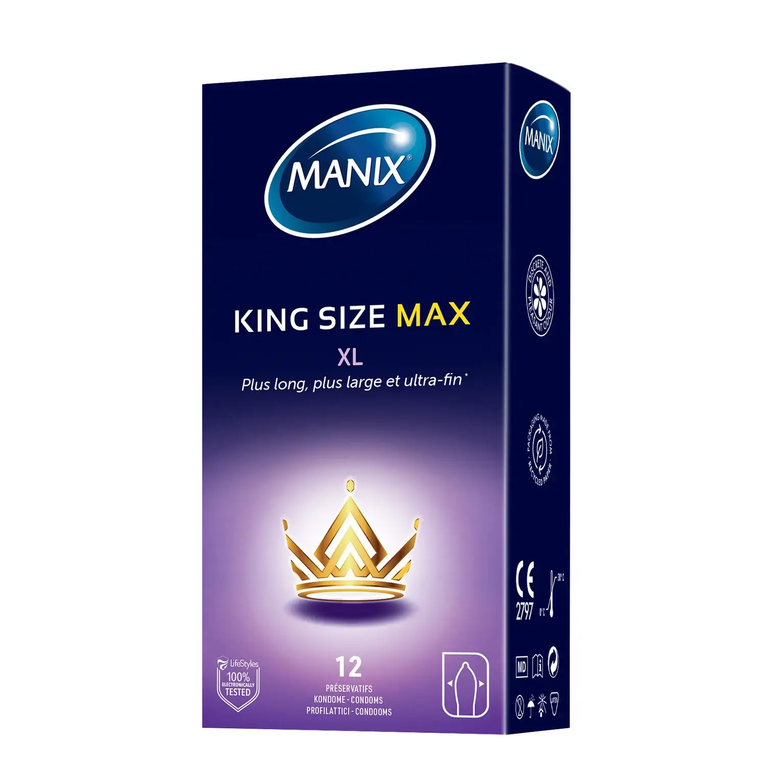 MANIX KING SIZE MAX 12