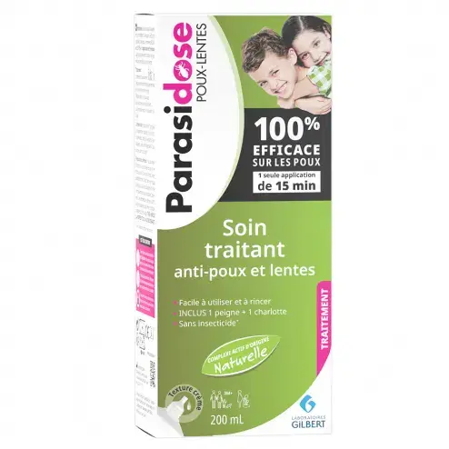 PARASIDOSE SOIN TRAITANT ANTI-POUX ET LENTES 200ML