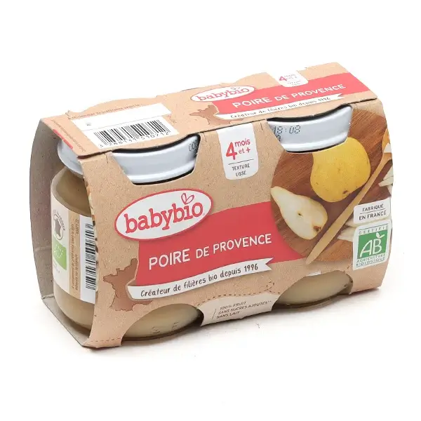 BABYBIO POIRE DE PROVENCE 4MOIS ET +