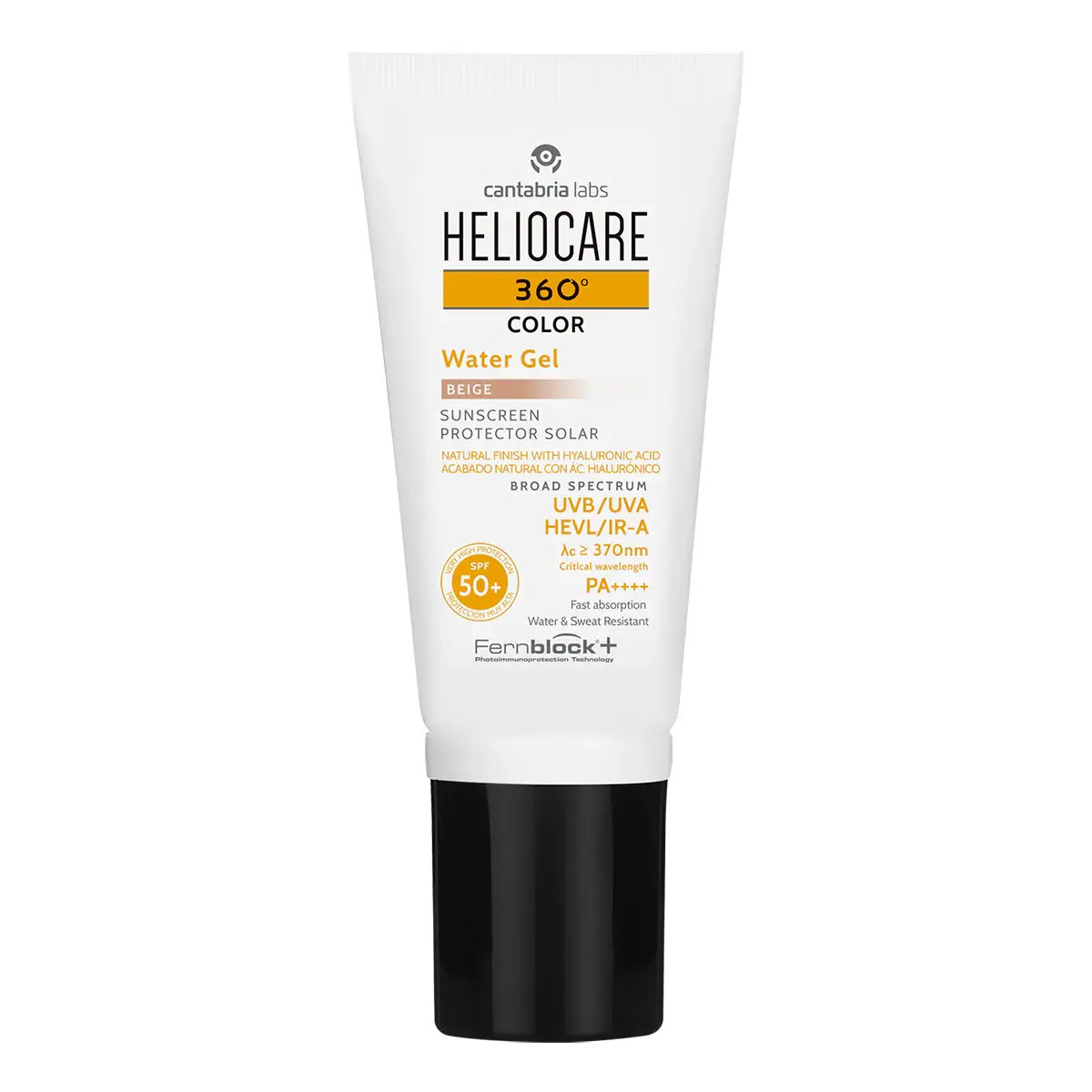 Heliocare_WaterGel_ColorBeige_Bottle_2000x HELIOCARE 360 COLOR WATER GEL BIEGE 50SPF – Image 1