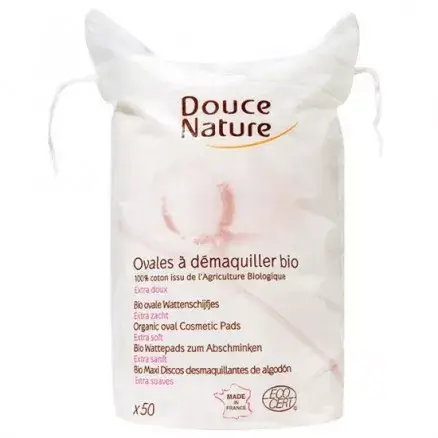 DOUCE NATURE OVALES A DEMAQUILLER BIO 50 P