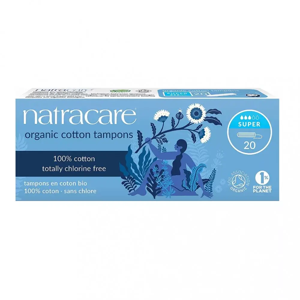 1 Natracare Tampons avec Applicateur Supper - 20 Unités – Image 1