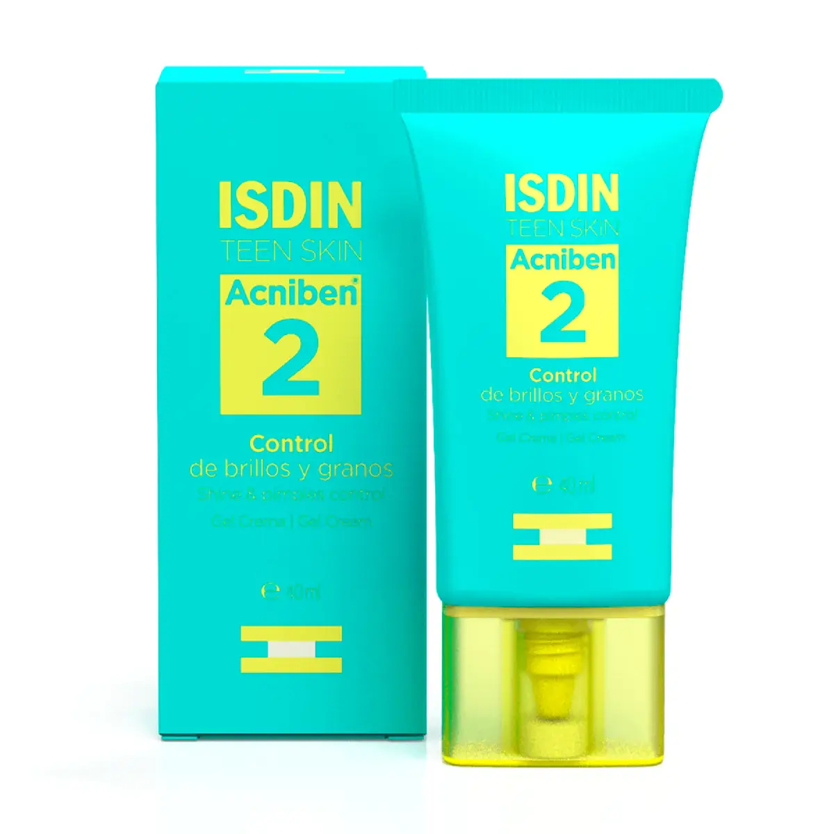 Isdin Acniben Teen Skin Gel Cream | Shine And Acne Control | 1 X 40Ml