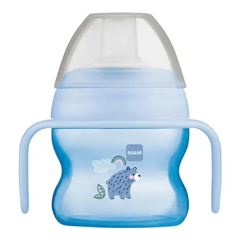MAM STARTER CUP TASSE A BEC SOUPLE 150ML SANS BPA COULEUR AU CHOIX 4M+