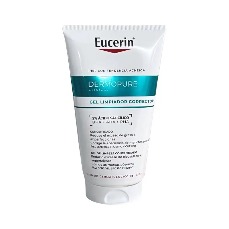eucerin-dermopure-clinical-gel-nettoyant-correcteur-150ml EUCERIN DERMOPURE GEL NETTOYANT TRIPLE ACTION 150 ML – Image 1