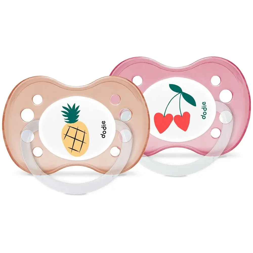 3700763503240-2 Dodie 2 sucettes Girly A70 6 mois + – Image 1