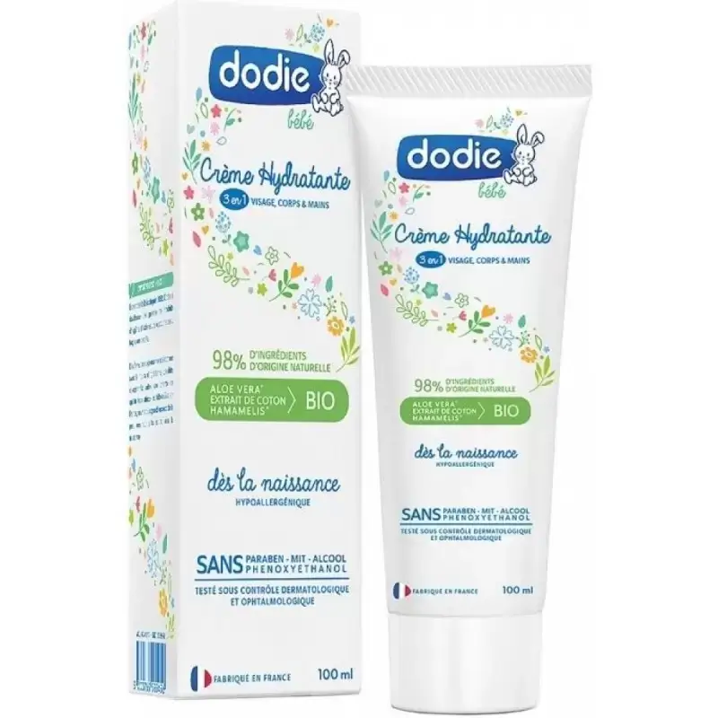 DODIE Crème Hydratante 3en1 (100 Ml)