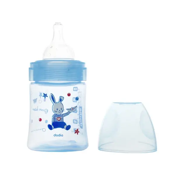 DODIE BIB INI+ 150ML BLEU BÂTEAU 0-6 M TET RONDE 3 VIT D1