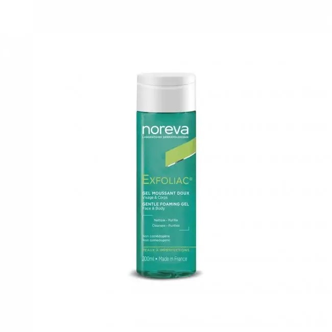 NOREVA EXFOLIAC GEL MOUSSANT DOUX 250ML