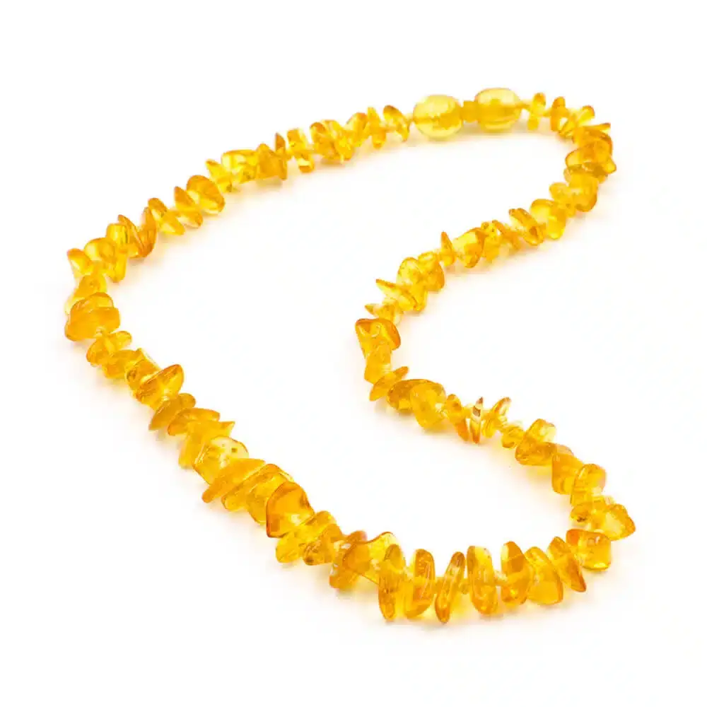 Nildor Collier Ambre Bébé Perles Chips A300