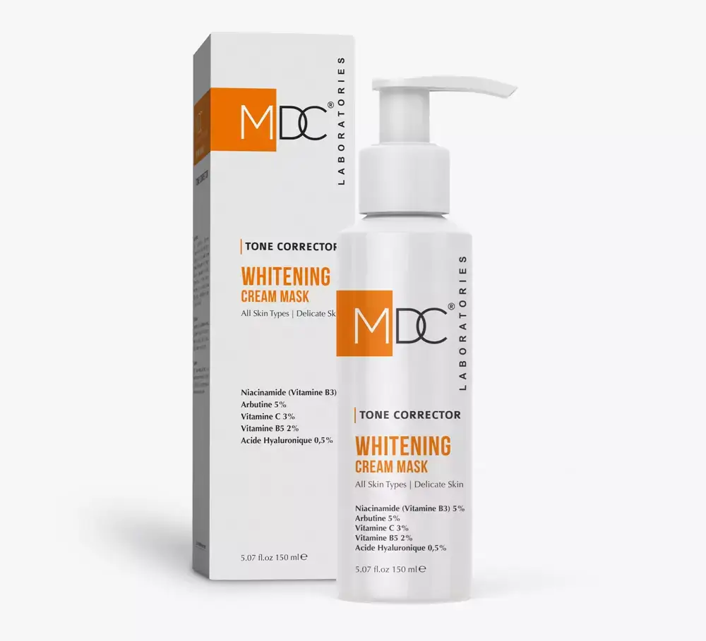 MDC TONE CORRECTOR WHITENING CREAM MASK 150ML