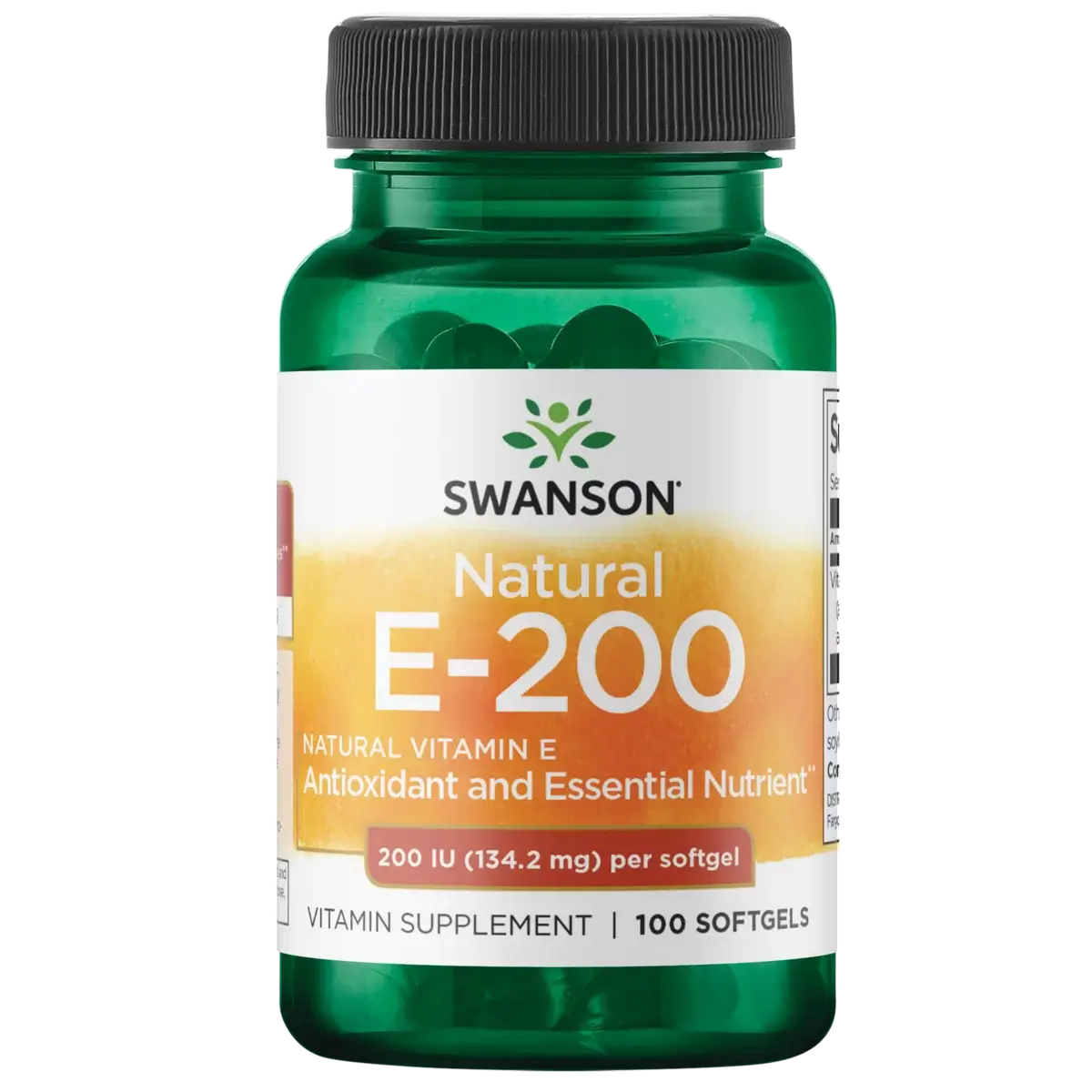 Swanson Natural Vitamin E 200 Iu 100 Softgels