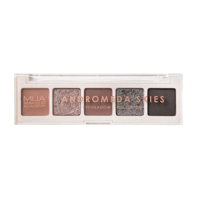 5-Shade-Eyeshadow-Palette-Andromeda-Skies-Front MUA MAKEUP 5 SHADE EYESHADOW PALETTE – ANDROMEDA SKIES – Image 1