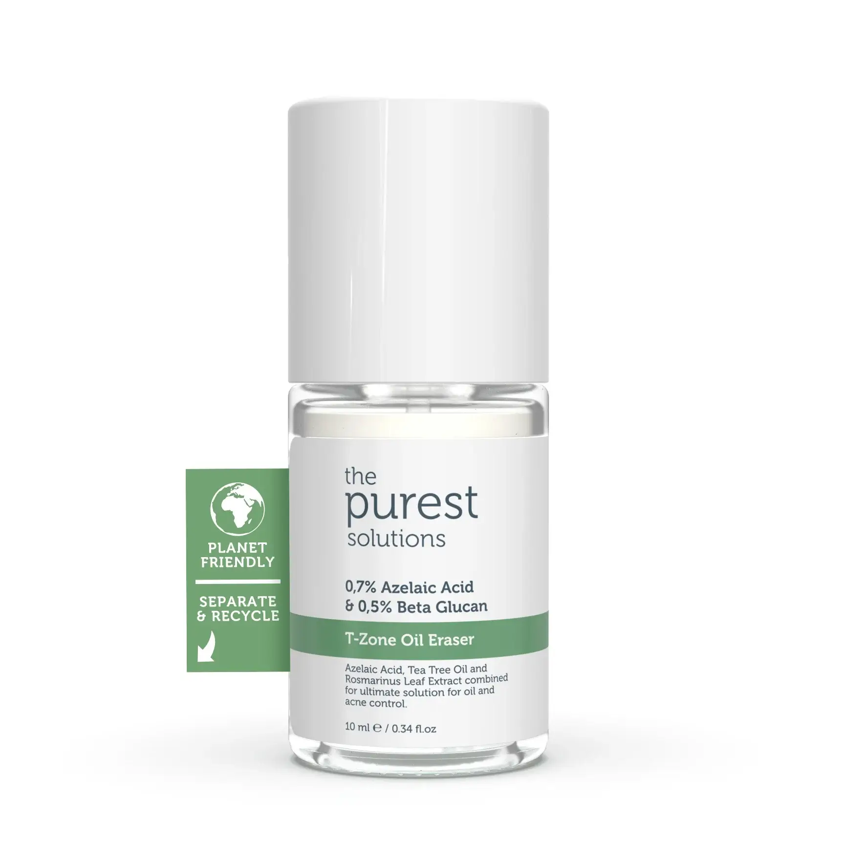 TPS203-P1 The Purest Solutions T-Zone Oil Eraser %0,7 Azelaic Acid & %0,5 Beta Glucan 10ml – Image 1