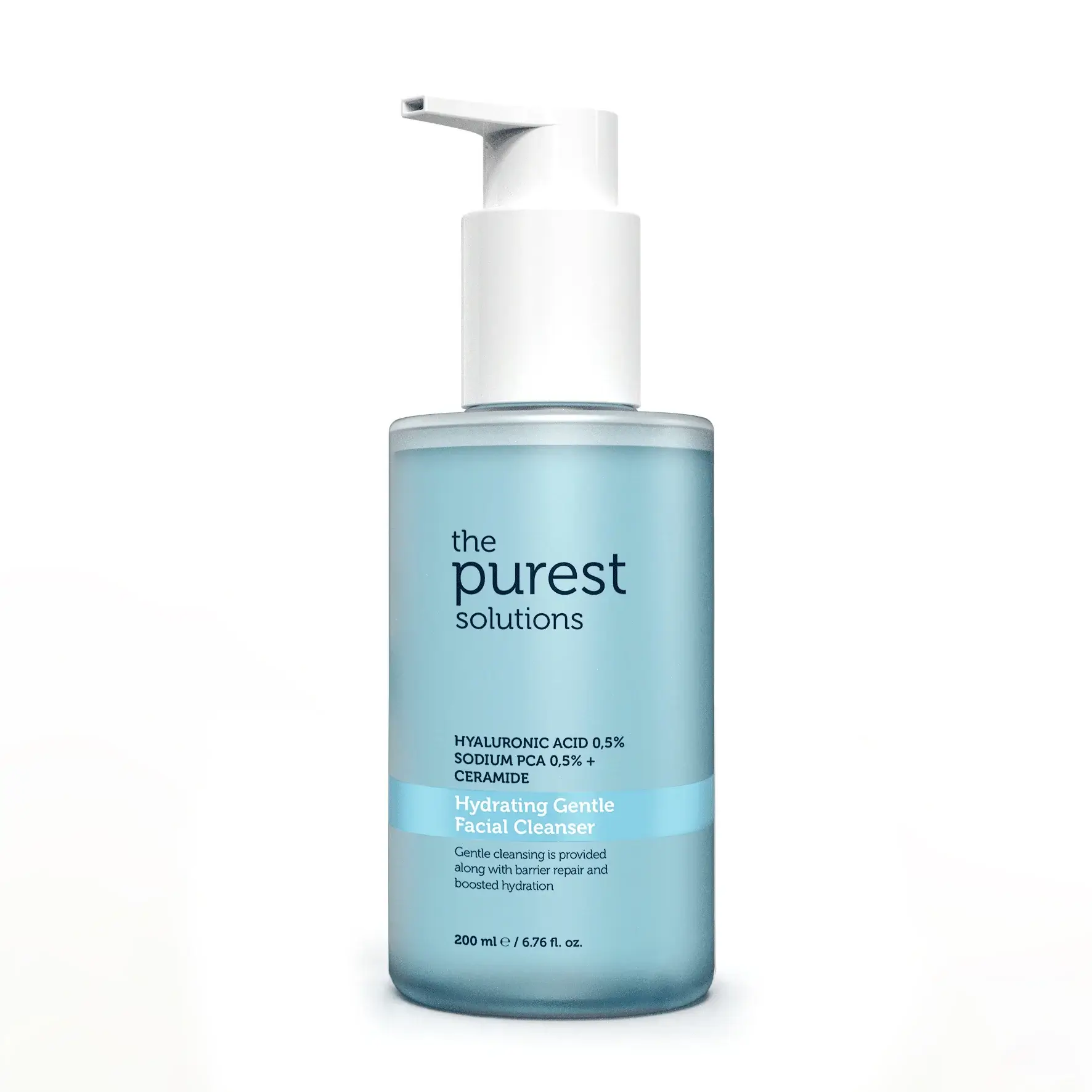TPS212-P1 The Purest Solutions Hydrating Gentle Facial Cleanser 0.5% Hyaluronic Acid 0.5% Sodium Pca + Ceramide 200ml – Image 1