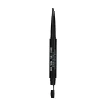 MUA MAKEUP BROW DEFINE EYEBROW PENCIL + BLENDING BRUSH DARK BROWN – Image 2