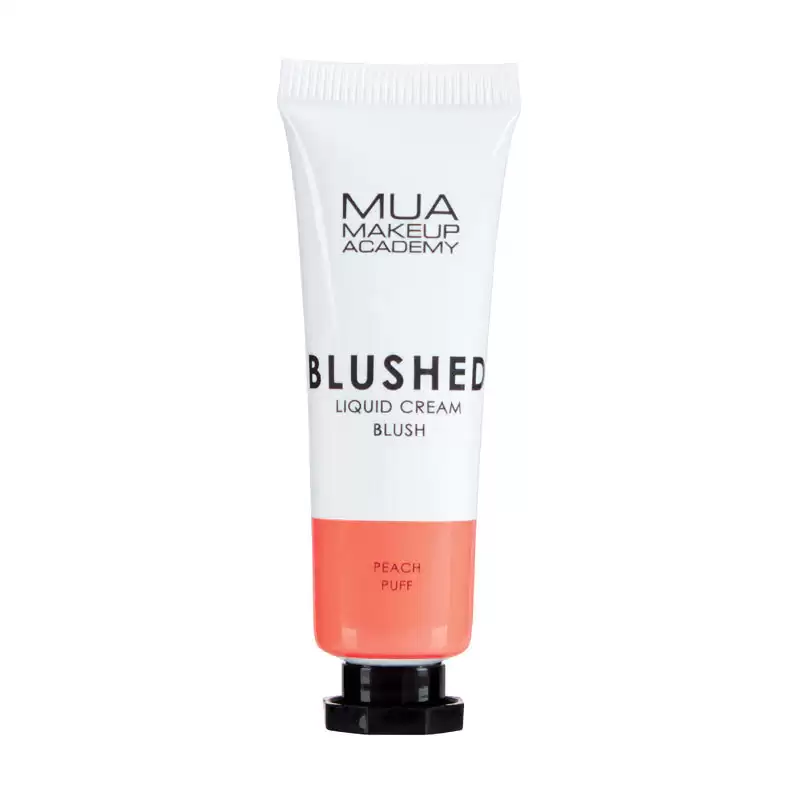 MUA MAKEUP BLUSHED LIQUID CREAM BLUSHER - PEACH PUFF