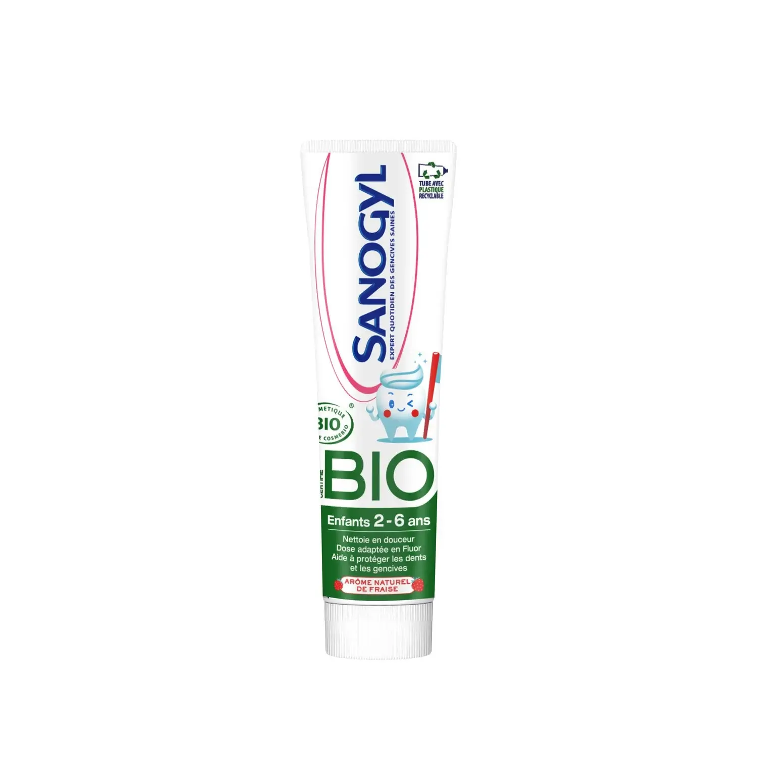 SANOGYL BIO DENTIFRICE ENFANT 2-6ANS FRAISE