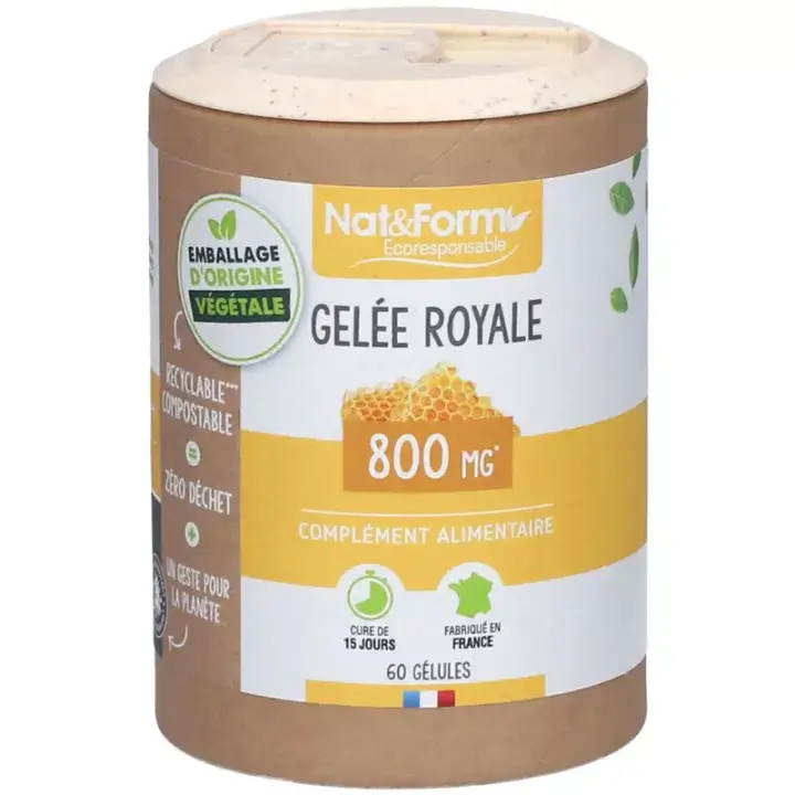 Nat et Form Ecoresponsable gelée royale 60 gélules