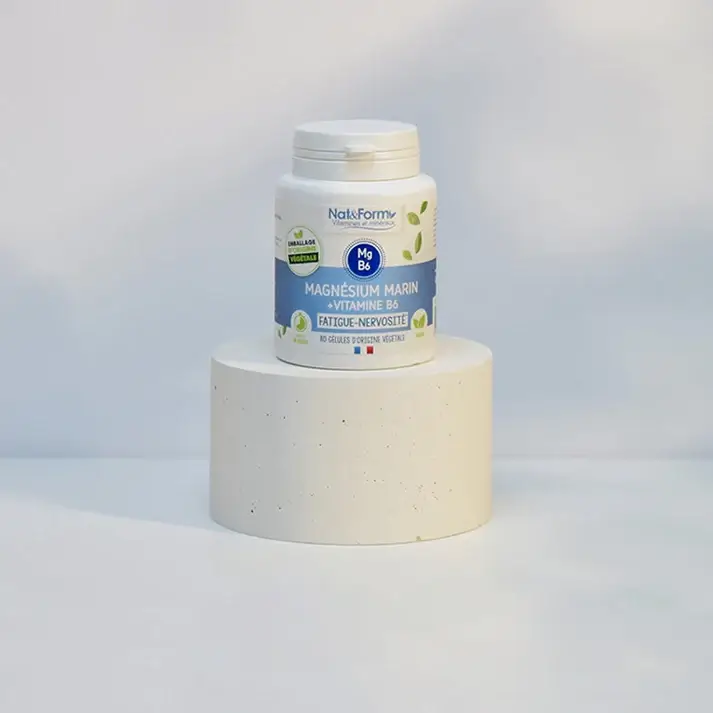 Nat & Form Magnésium marin + vitamine B6 40 gelules