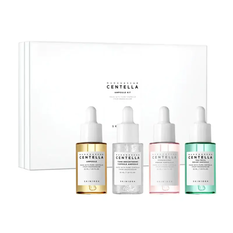 CENTELLA - SKIN1004 - MADAGASCAR CENTELLA AMPOULE KIT - Set de soins du visage