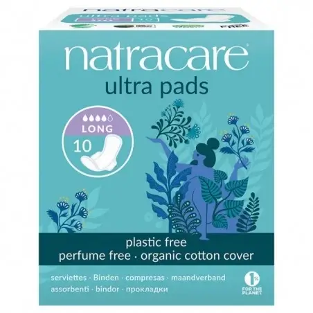 NATRACARE SERVIETTES ULTRA LONG  X10