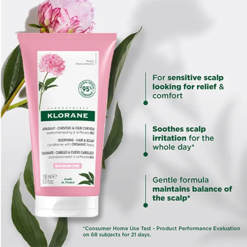 KLORANE Pivoine Après Shampooing Apaisant 150 ml