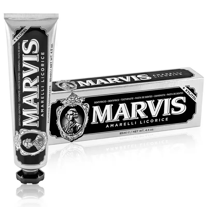 MARVIS-MarvisAmarelliLicoriceToothpaste85ml-8004395111749-1 MARVIS AMARELLI LICORICE DENTIFRICE 85mL – Image 1