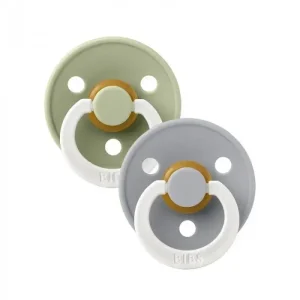 BiBS - Glow in the Dark - Sucette Stage 1 - Anatomique - Sage Glow / Cloud Glow