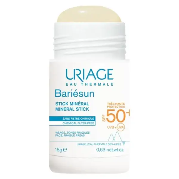 3661434014116-sticks-stick-mineral-spf50-18g Uriage Bariésun Stick Minéral SPF50+ – Image 1