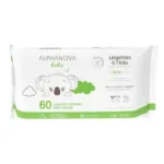 ALPHANOVA BEBE LINGETTES NETTOYANTES A L’HUILE D’OLIVE *60