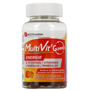 Forté Pharma Multivit' Gummies énergie 12 vitamines / 12 mineraux 60gummies