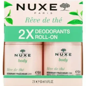Nuxe Body Rêve de Thé Déodorant Fraîcheur 24H Lot de 2 x 50 ml