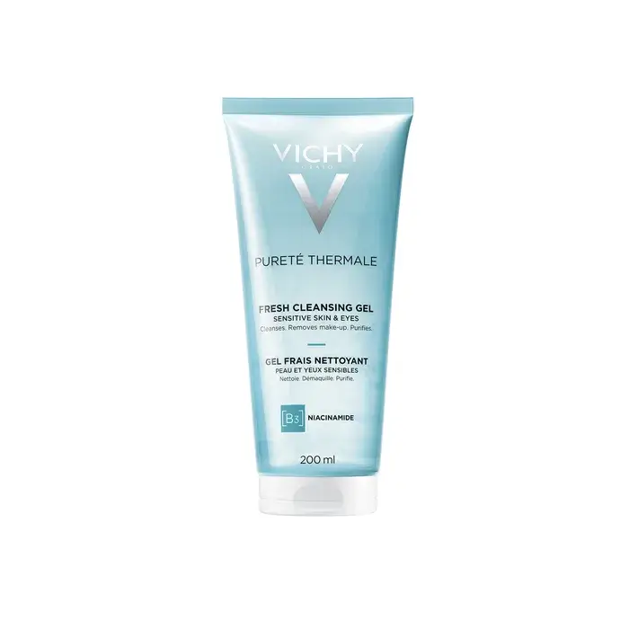 vichy-purete_thermale-3337875862097-front-0 Vichy PURETÉ THERMALE - Gel Frais Nettoyant - Peaux & Yeux Sensibles, 200ml – Image 1
