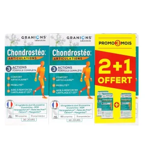 Granions Chondrosteo+ articulations 3x90 comprimés