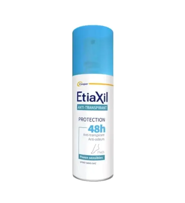 ETIAXIL ANTI TRANSPIRANT ANTI ODEURS PIEDS PROTECTION 48H VAPORISATEUR 100 ML