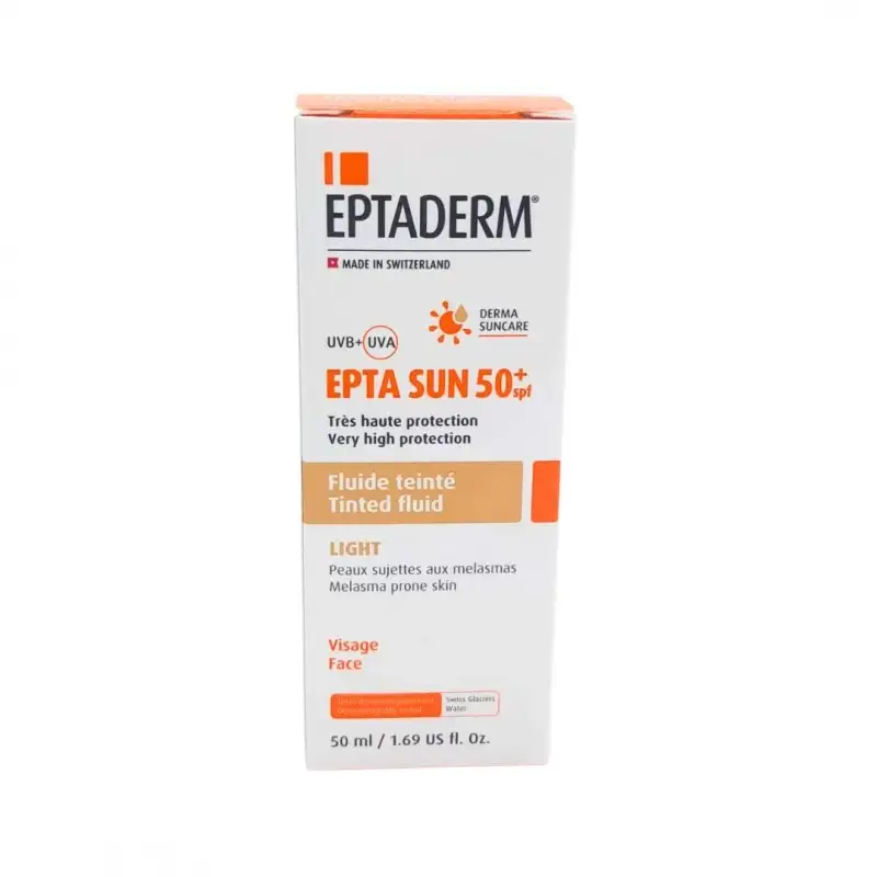 EPTADERM EPTA SUN SPF50+ TEINTE CLAIR 50ML
