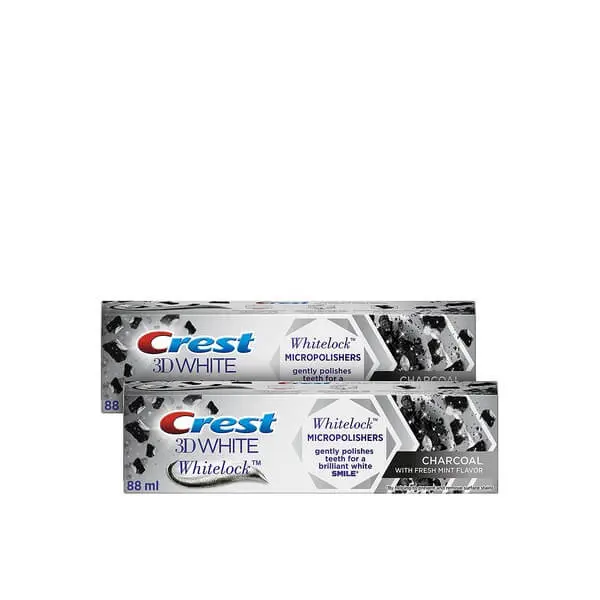 0d54f2dea2fcbe3eab9fd283b41f552c Crest 3D White Whitelock Micropolishers Charcoal With Fresh Mint Toothpaste 88 ml – Image 1