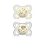 MAM SUCETTE NIGHT 0-6 MOIS SILICONE