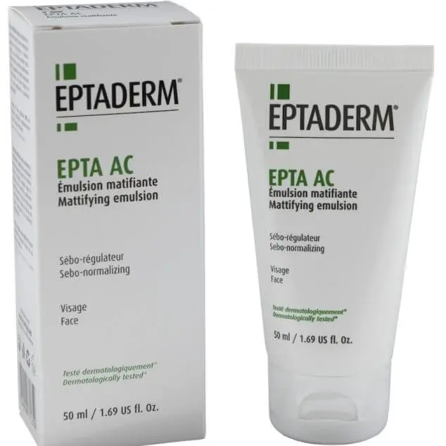 EPTADERM EPTA AC ÉMULSION MATIFIANTE SÉBO-RÉGULATEUR 50ML
