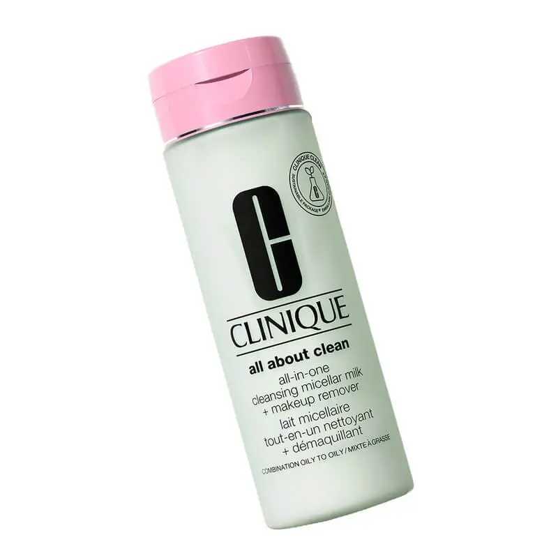 13462247_000 CLINIQUE ALL ABOUT CLEAN ALL-IN-ONE CLEANSING MICELLAR MILK+MAKEUP REMOVER ( ancienne emballage ). – Image 1