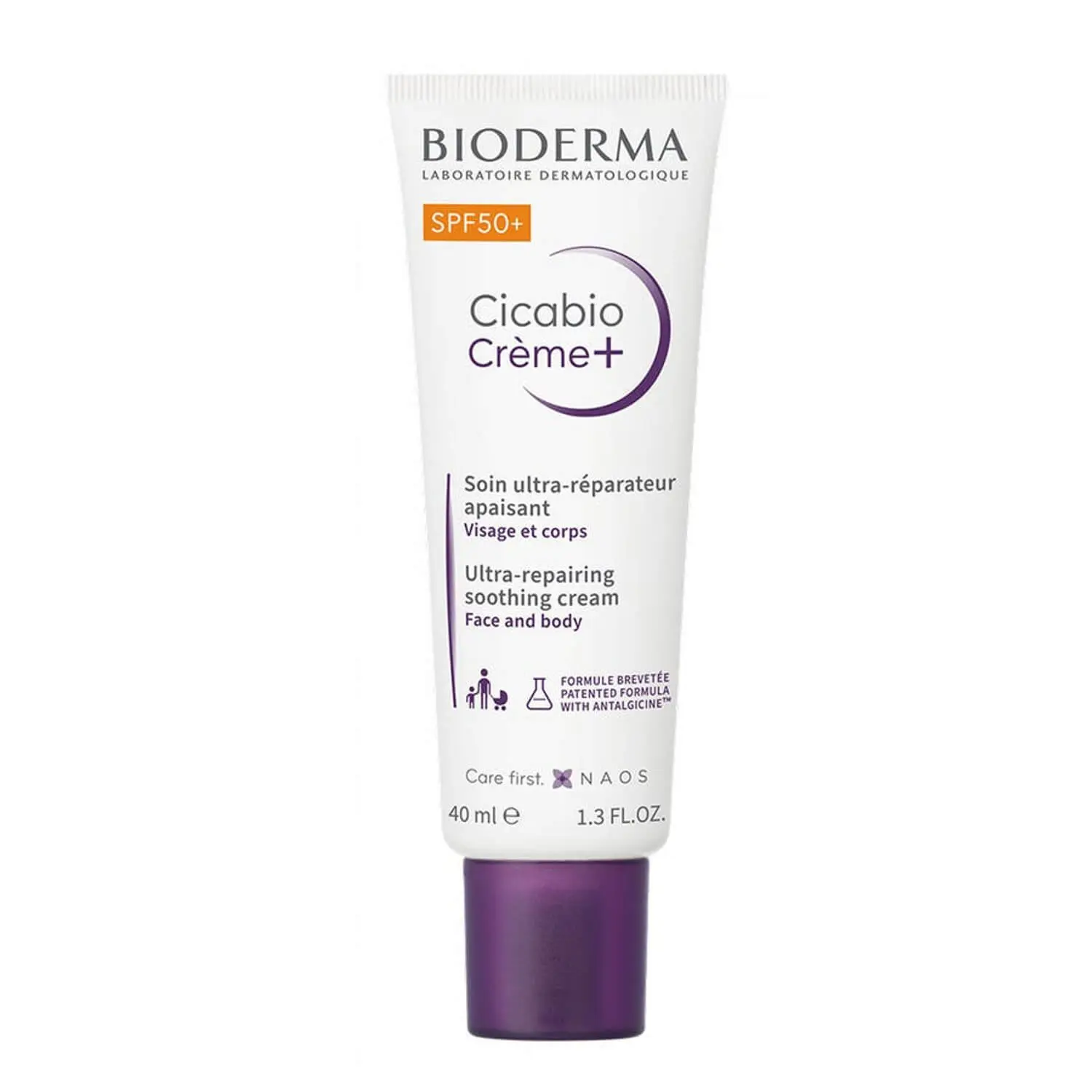 137536__83767 BIODERMA CICABIO SPF50+ SOIN ULTRA REPARATEUR APAISANT TRES HAUTE PROTECTION 40ML – Image 1